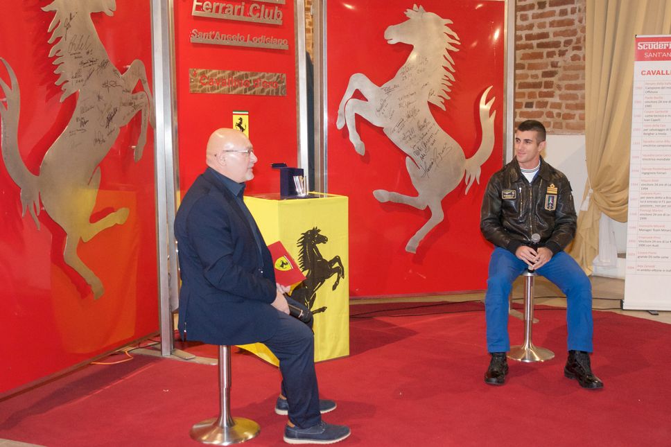 Il tenente colonello Stefano Vit durante l'intervista Il tenente colonello Stefano Vit durante l'intervista