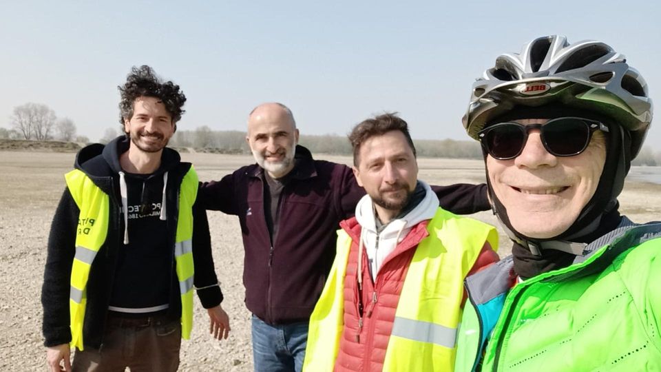 SENNA Un drone del Politecnico per studiare il Po in secca VIDEO SENNA Un drone del Politecnico per studiare il Po in secca VIDEO