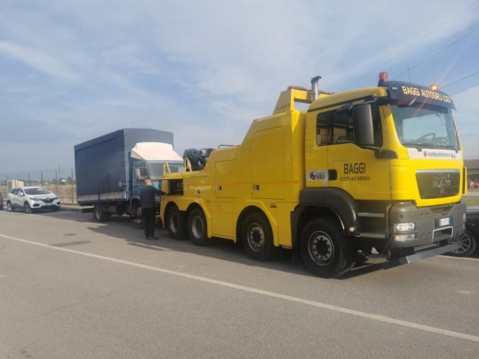Il recupero del camion rubato
