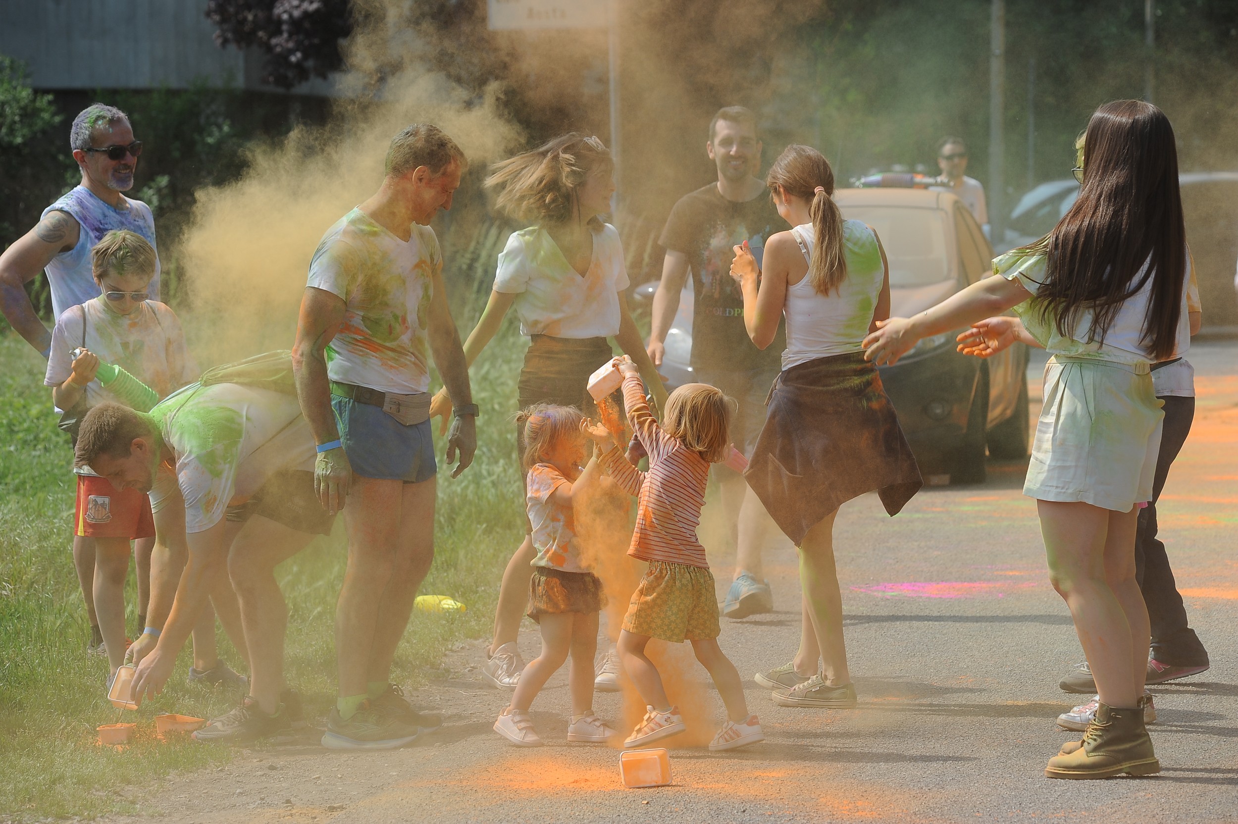 Corsa, colori e divertimento alla Color run (Ribolini)