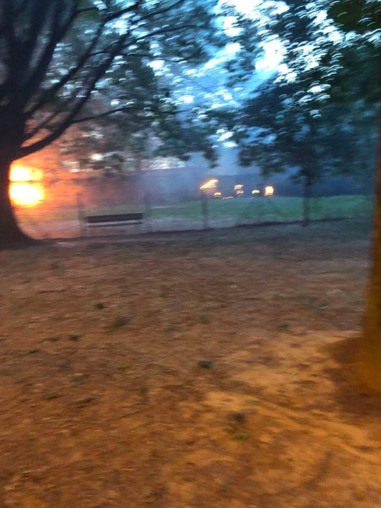 L’incendio