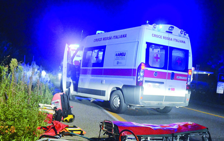 Sordio, arrivano pompieri e ambulanze. Ma è solo un camionista che dorme nel suo Tir