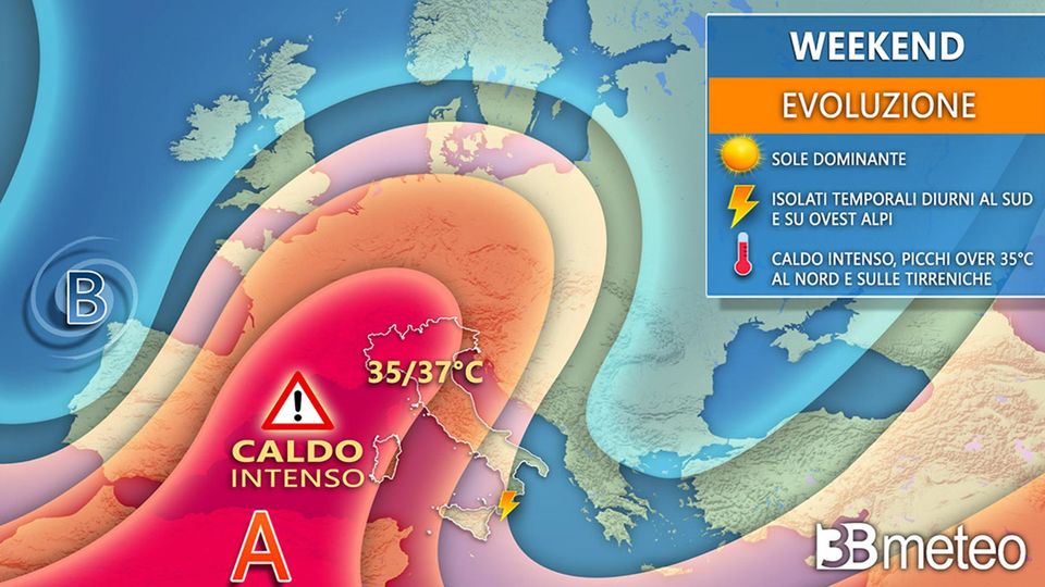 Il caldo non molla la presa, in arrivo notti tropicali e giornate di fuoco Il caldo non molla la presa, in arrivo notti tropicali e giornate di fuoco