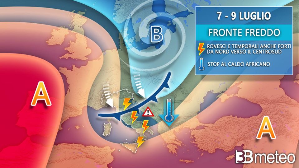 METEO In arrivo correnti più fresche per spazzare via l’anticiclone africano e l’incubo del caldo METEO In arrivo correnti più fresche per spazzare via l’anticiclone africano e l’incubo del caldo
