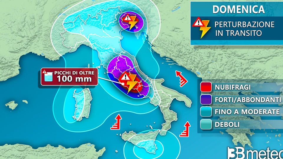 Sarà un fine settimana di pioggia sul Lodigiano Sarà un fine settimana di pioggia sul Lodigiano