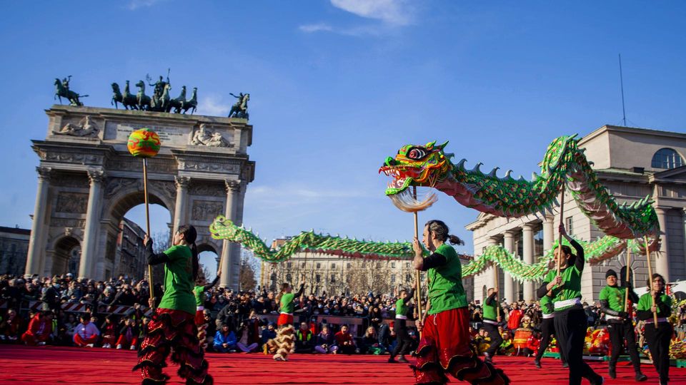La grande festa del capodanno cinese La grande festa del capodanno cinese