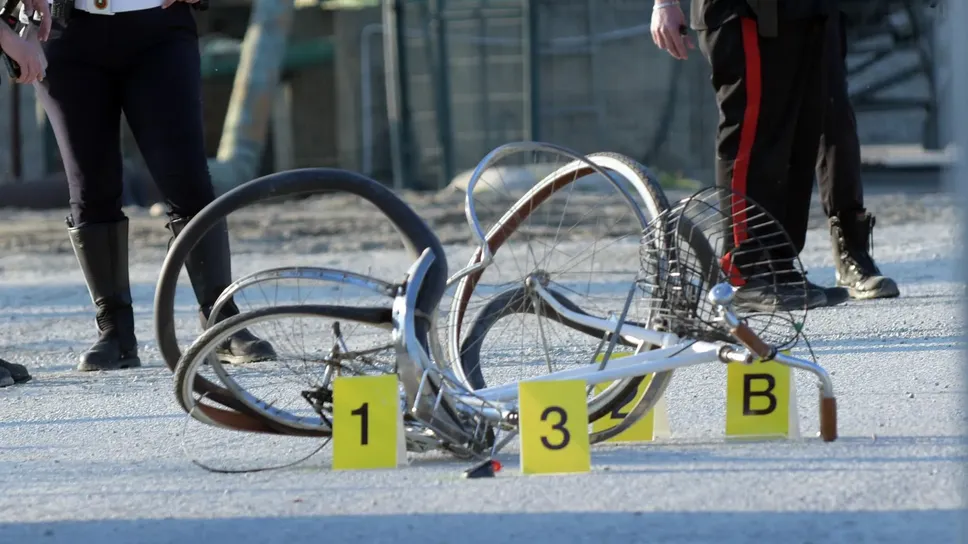 Così l’investimento ha ridotto la bici del 78enne Così l’investimento ha ridotto la bici del 78enne