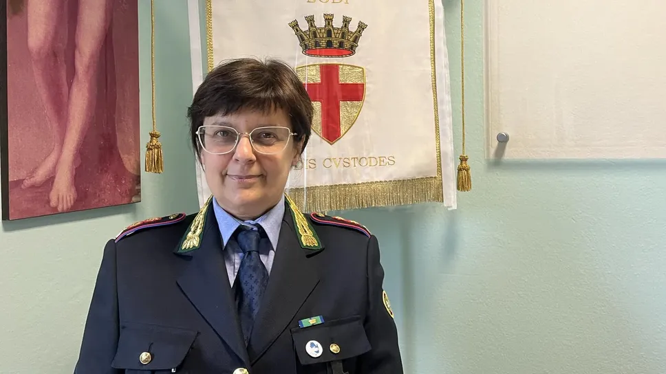 La comandante della polizia locale Elena Destefani (Mungiello) La comandante della polizia locale Elena Destefani (Mungiello)